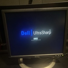 DELL 1704FPVT 17 Inch Monitor 120V With Power And Connection Cables Tested 