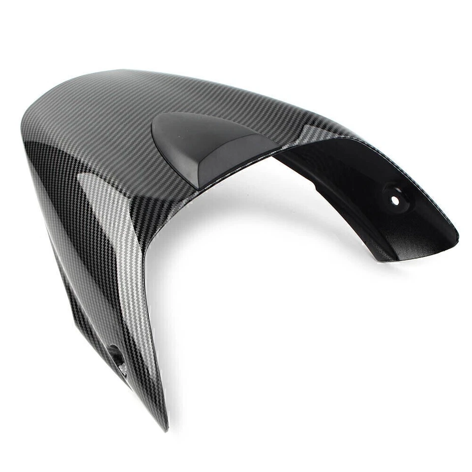 Carbon Fiber Look Rear Pillion Seat Cover for Ducati Monster 696 495 796 2008-14 Foto 3 de 4