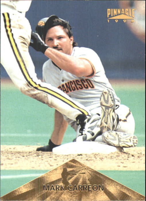 1996 Pinnacle Baseball Card #317 Mark Carreon