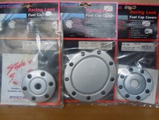 Aluminium Look Fuel Cap Cover Racing Renault Megane, Mk1 Golf, Mk3 Ford Fiesta