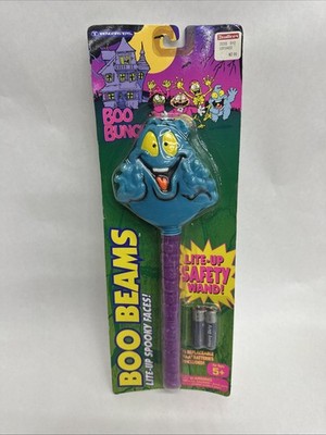 Trendmasters Halloween 1993 BOO BEAMS LIGHT UP Safety Wand Light  wisp  Vintage