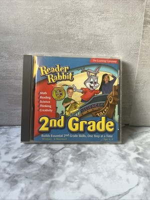 Reader Rabbit 2nd Grade 2002 (Windows / Macintosh 2002) PC CD ROM 