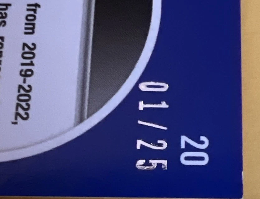 2022-23 Topps NBL Kody Stattmann RC Orange 1/25 Brisbane Bullets #20 - Image 3 of 3