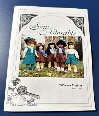 Sew Adorable 18'' Doll Pattern Doll Scout Uniform