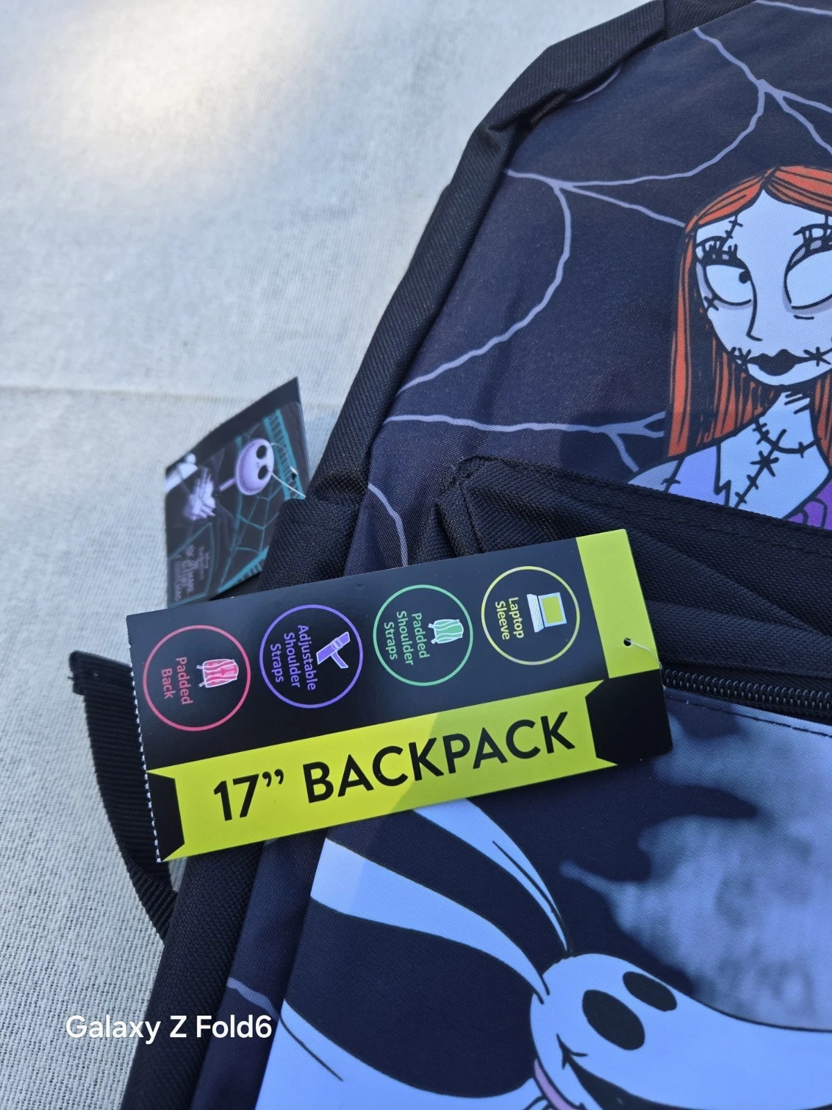 Disney The Nightmare Before Christmas Hooded Backpack Jack And Sally