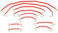 Ernie Ball P06404 Flat Ribbon Pedalboard Patch Cable - Right Angle to Right