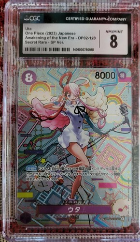 Uta One Piece 2023 Japanese CGC 8 Awakening of the new Era OP02-120 Secret Rare - 第 1/1 張圖片