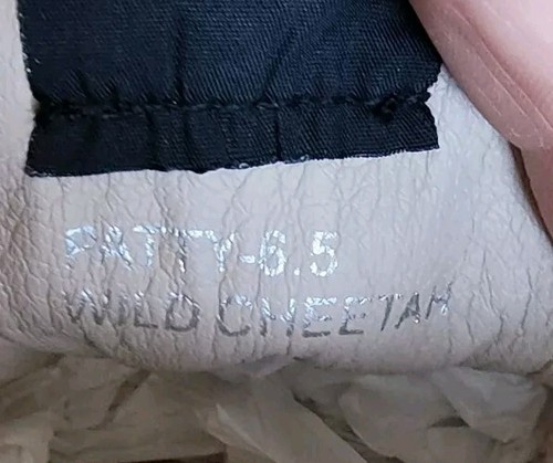 NEU UNGETRAGEN Vintage Havana | Patty Wild Cheetah SELTENE Farbe Sneaker Größe 6,5 LESEN - Bild 10 von 11