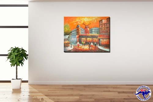 Pintura al óleo - 3 opciones de marco - enrollada en un tubo / lista para colgar / enmarcada - Imagen 2 de 7
