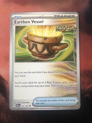 Earthen Vessel Uncommon 163/182 - SV Paradox Rift - Pokémon