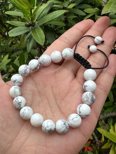 Grade A++ Edelstein Perlen verstellbar Armband 10 mm, echte Kristalle Armbänder - Bild 98 von 124