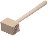 Fleischhammer Fleischklopfer Holzhammer L 29 X B 7,2 X H 4 Cm Aus Buchenholz