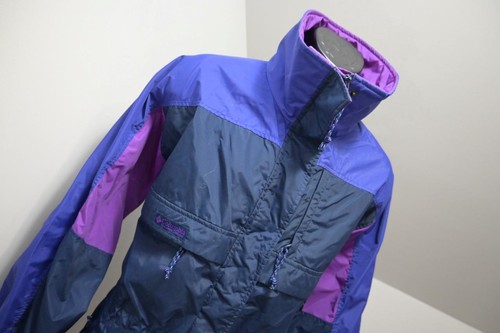 VTG 90's Columbia Gizzmo Jacket OverCoat Ski Winter Nylon Womens Size Large - Picture 4 of 8