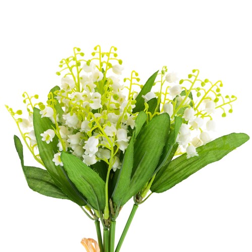 Strauß Maiglöckchen, KÜNSTLICH, WEISSE BLUMEN. - Bild 8 von 8