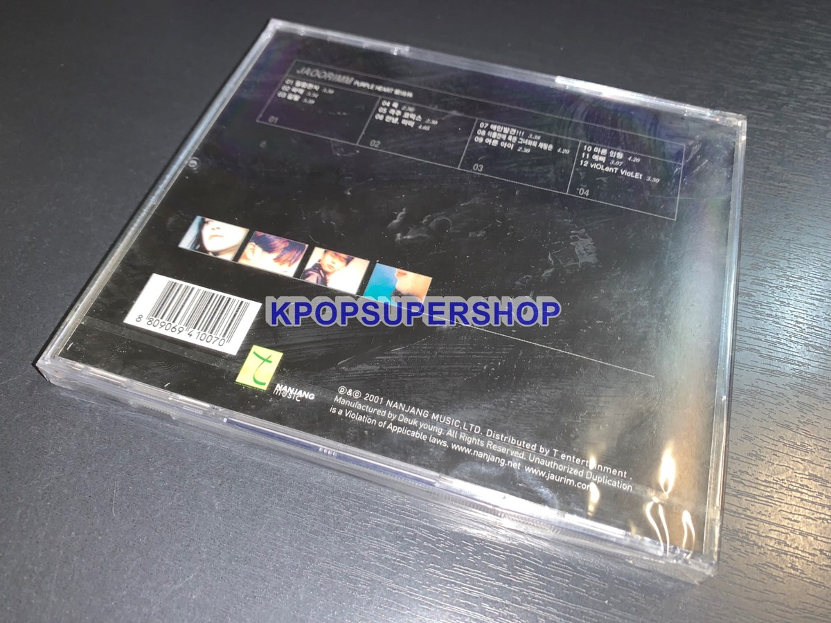 Jaurim 1st Album Purple Heart CD Booklet New Sealed OOP Rare