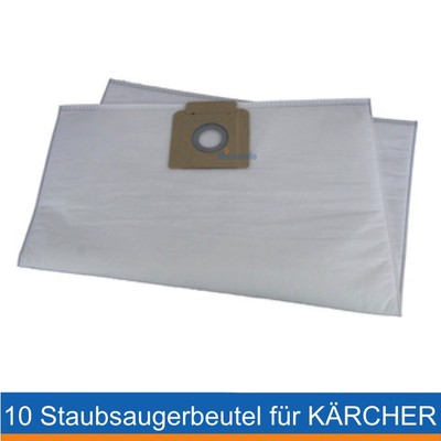 10 Staubsaugerbeutel Filtertüten zu Kärcher T 15/1 eco!efficiency - 6.907-017.0