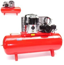 Druckluft Kolbenkompressor 7,5 PS 300L 15bar BK119 Werkstattkompressor 5,5 kw