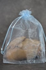  Organza Perły - Torba prezentowa Opakowanie biżuterii 170x125mm jasnoniebieska