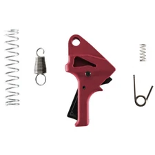 Apex Tactical S&W SD & SD-VE Polymer Flat-Faced Trigger & Spring Kit - Red