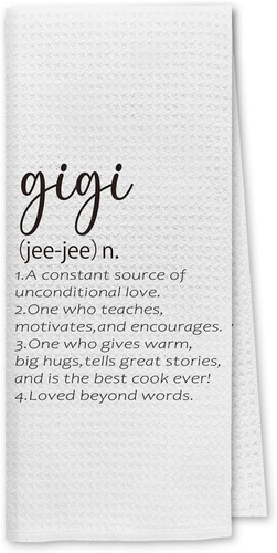 Gigi Definition Kitchen Towels Dish Towels Dishcloth,Gigi Grandma Appreciation D