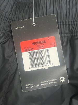 553専用 Nike Womens Warm Up Pants Track Tennis Large New w/ Tags Black