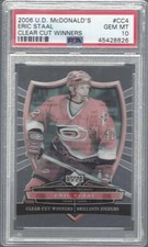 ERIC STAAL 2006 UPPER DECK MCDONALDS CLEAR CUT WINNERS INSERT SSP PSA 10 POP 2