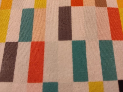 Art Gallery Boardwalk Knit Cotton & Spandex "Ice Cream Shop" 1/2yd +3" x 60" - Picture 7 of 7