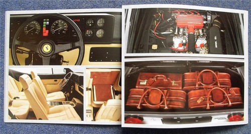 FERRARI MONDIAL CABRIOLET LF Car Sales Brochure 1984 #313/84 - 第 6/6 張圖片