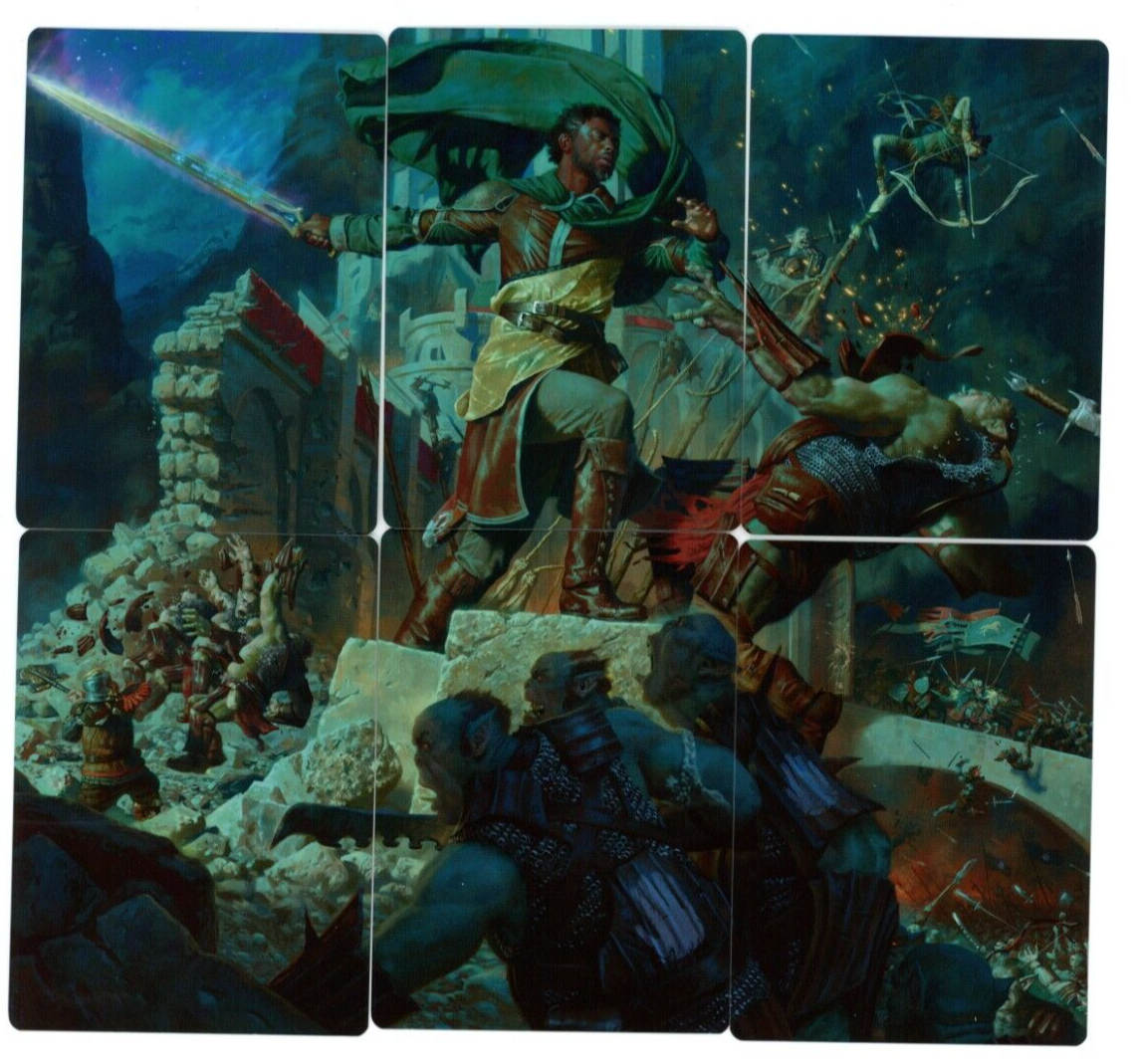 MTG Tales of Middle-Earth LOTR ARAGORN AT HELM'S DEEP 6 Card Art set NM