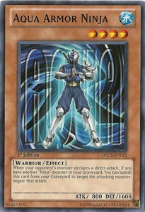 Aqua Armor Ninja - ORCS-EN015 - Common - 1st Edition x3 - Lightly Played