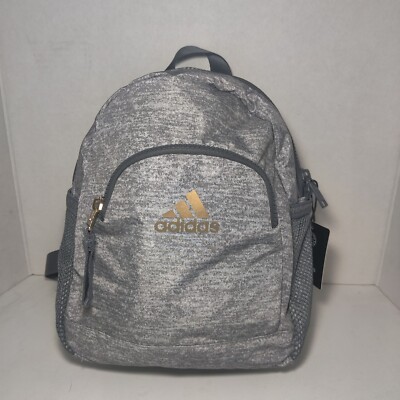 Adidas Linear Mini Backpack Women's Gray Bag #280