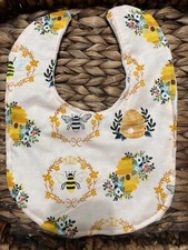 Bumble bee baby bib