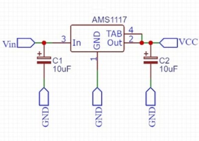 AMS1117-5V 1A LDO Linear Voltage Regulator IC A1117 5 V 1117 5 volts
