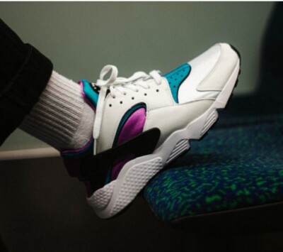 Nike Air Huarache Men\'s Sneakers Shoes Size 10.5 Magenta White Running NEW s-l400.jpg main image 2