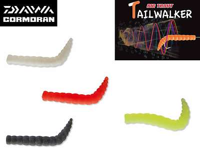Cormoran Big Trout Tailwalker Sbirolino Gummiköder 32mm 8 Stück mit Flavour