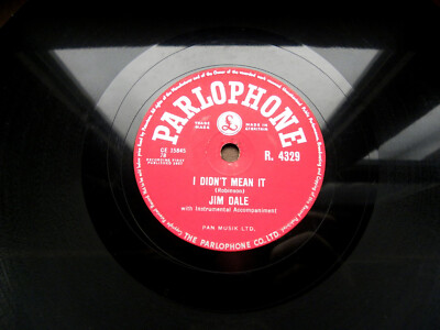 1766/ JIM DALE-I didn´t mean it - Piccadilly line-JUKEBOX-HITS-78rpm Schellack
