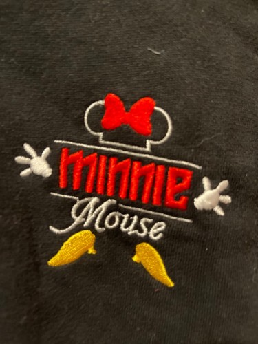 Disney Parks Minnie Mouse Full Zip Hoodie Padded Ears & Polka Dot Waist Youth XL - Picture 3 of 6
