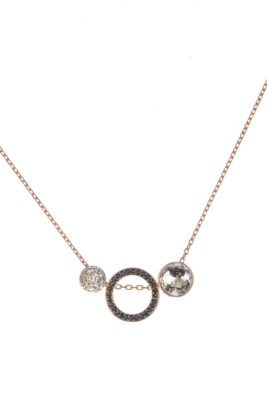 Swarovski Necklace Necklace Women HOTE Black 5289769 Size U