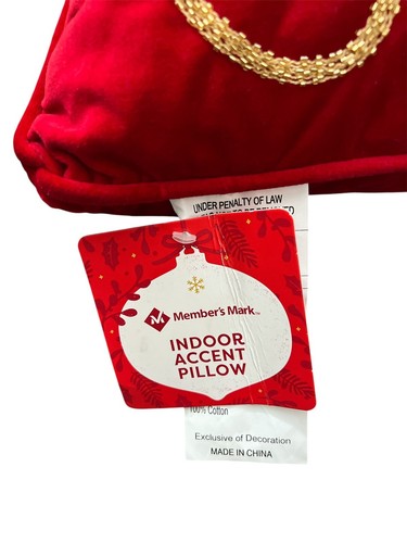 Indoor Accent Pillow “Merry Christmas” for Decoration Christmas Holiday 22”x14” - Picture 3 of 4