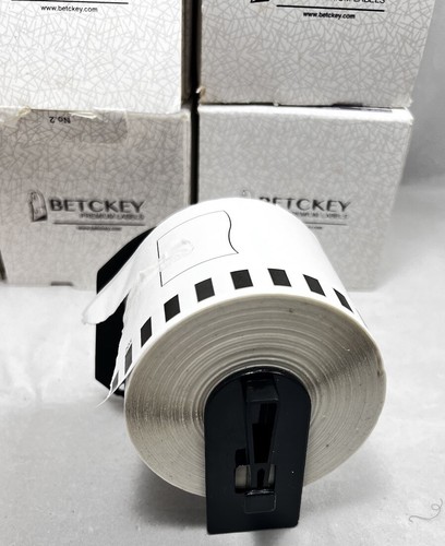 BETCKEY Continuous Label Compatible for Brother DK-2205 2-3/7" x 100'. Lot Of 10 - Picture 6 of 7