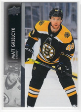 Matt Grzelcyk 21-22 Upper Deck Series 1 Base Common #16 Boston Bruins