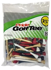Pride Golf Tee 2 3/4", Standard Mix Colors, 50 count bag
