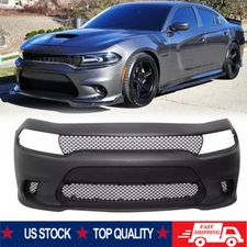 Front Bumper w/Grille Assembly Fit for 2015-2023 Dodge Charger SRT Style