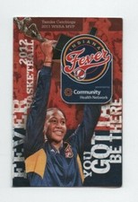 2012 INDIANA FEVER POCKET SCHEDULE (WNBA) (SKED) 