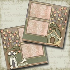 Dogs Are Awesome - 2 Premade Scrapbook Pages - EZ Layout 3864