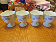 Juego de 4 copas de China Dansk Trivoli BellS Fleurs Taupe... descontinuado