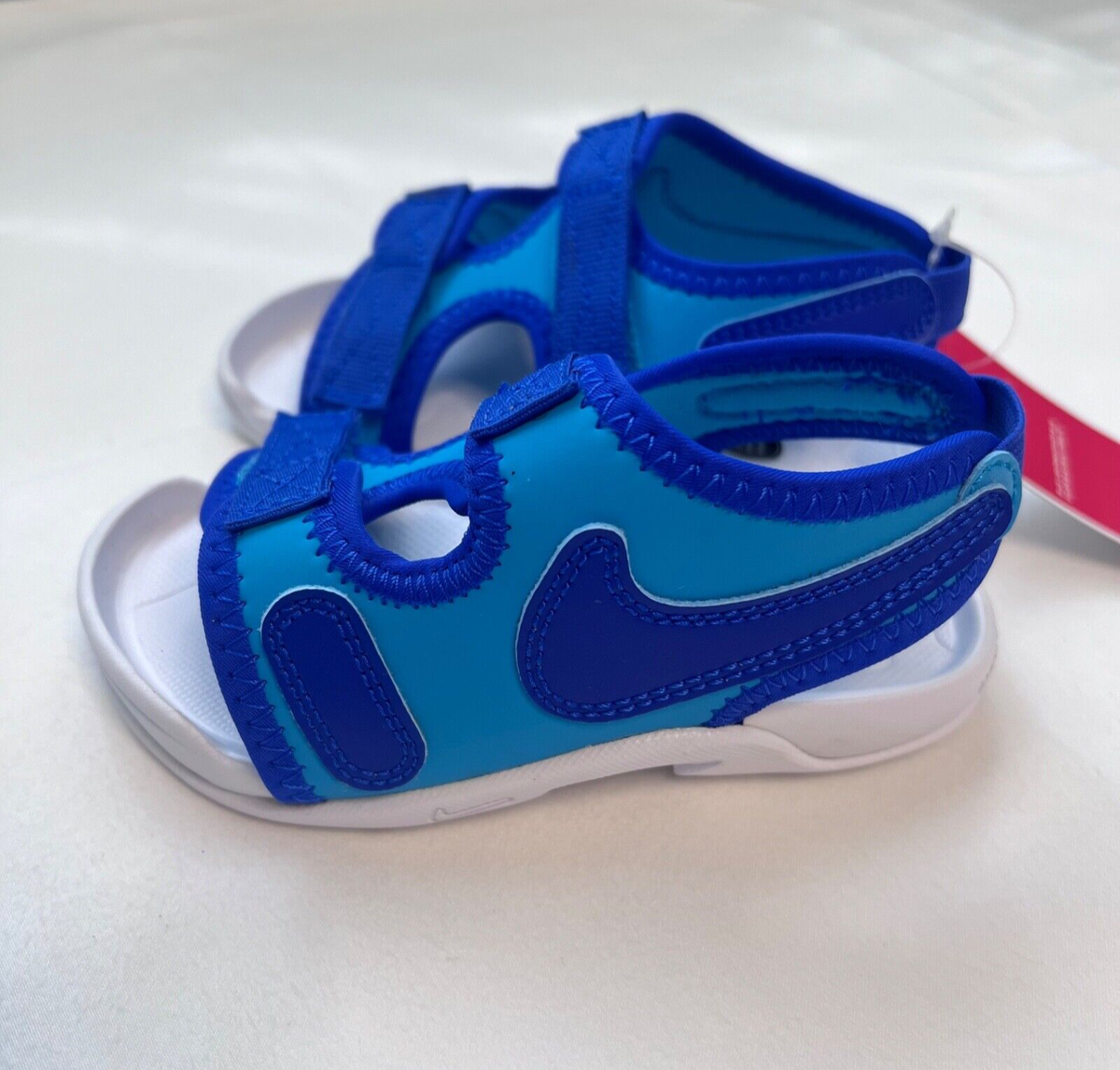 Nike Sunray Adjust Toddler Kids Sandals Blue White