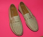 Men's Darkhill Bossini Ivory Leather Loafers Shoes EU 39 / US 7 Sole: 10.75" VGC — photo 1