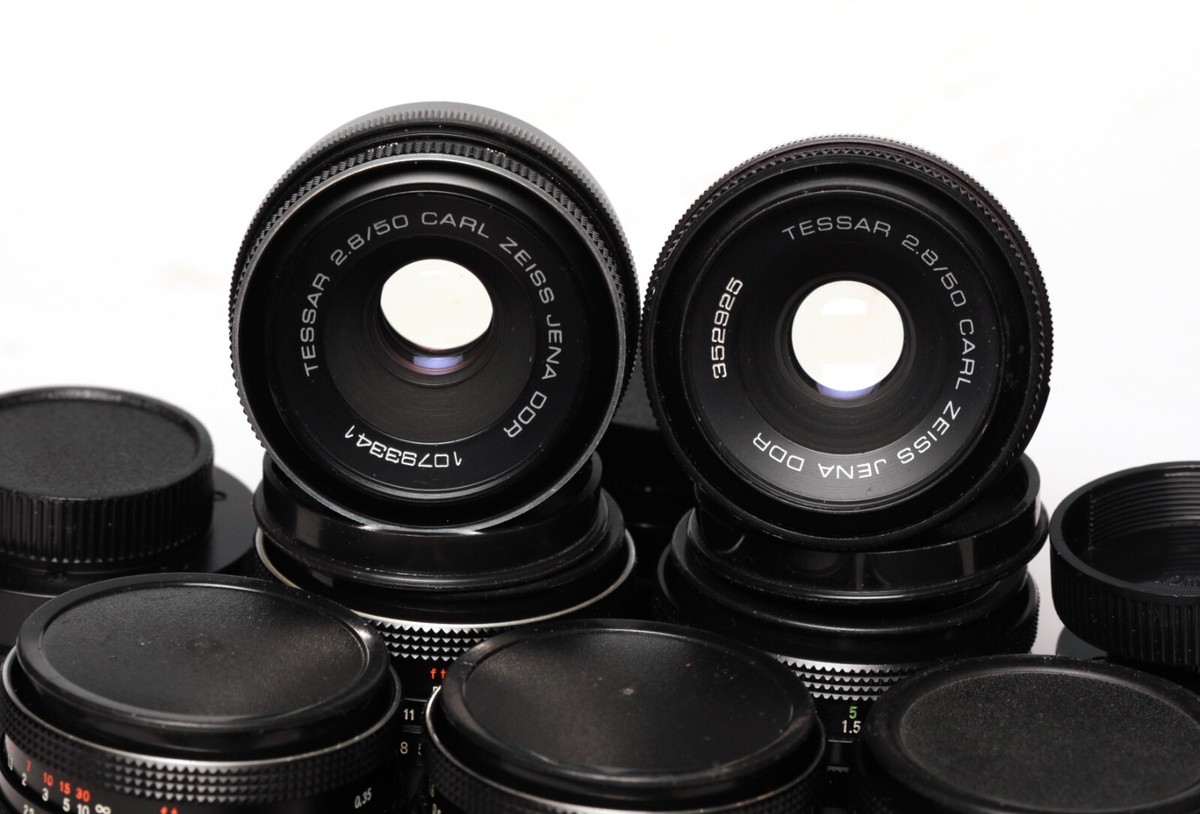 Carl Zeiss Jena DDR Tessar 50mm F2.8 M42 mount MINT #1084 | eBay