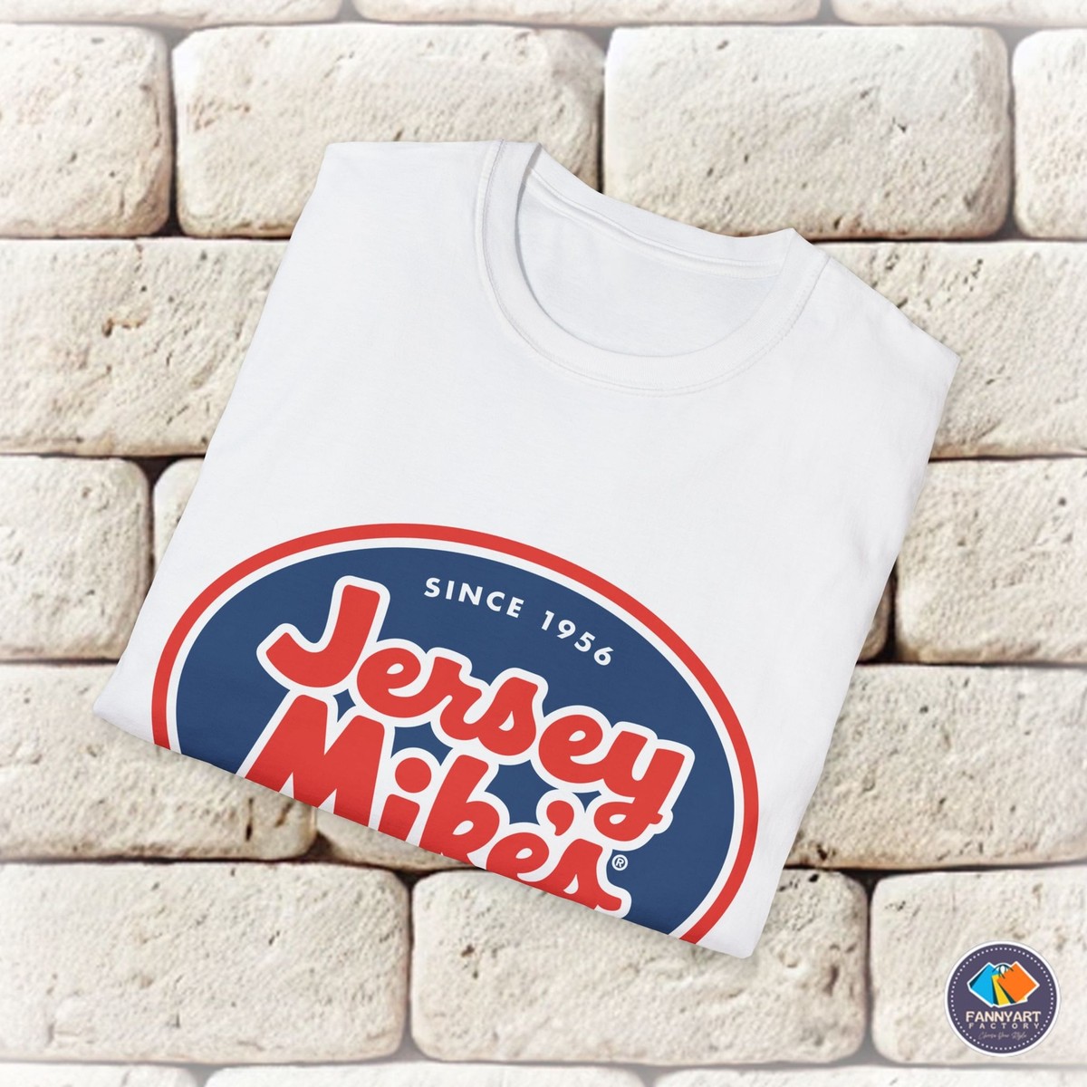 T-shirt Homme Jersey Mikes – Manches Courtes, Col Rond, Taille M, Gris, Coton/polyester, Occasion